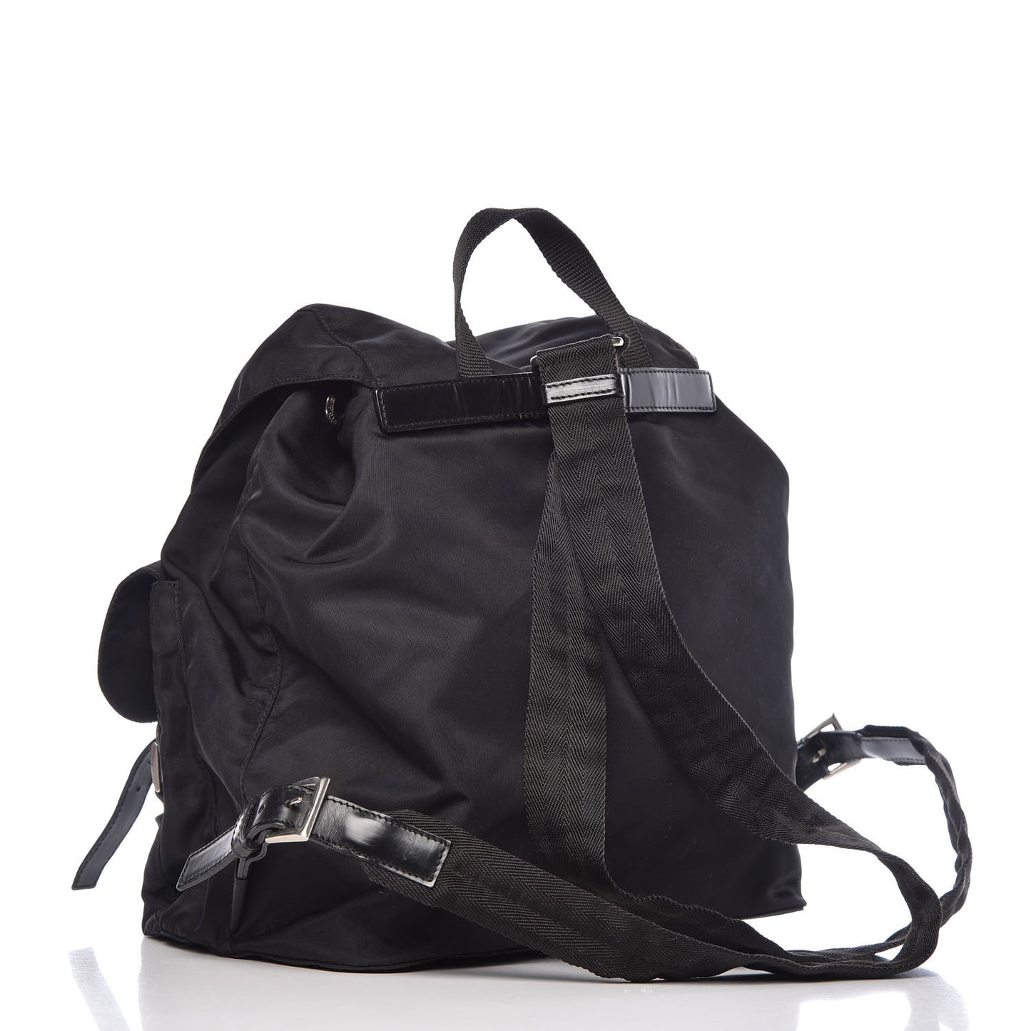 Nylon Vela Medium Backpack Black