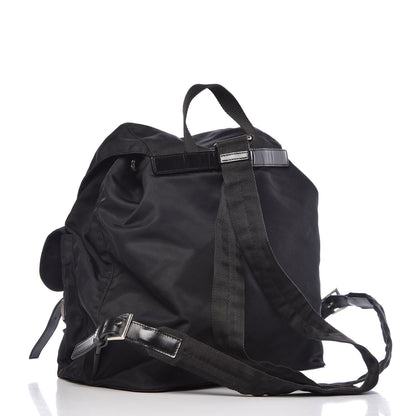 Prada Nylon Vela Medium Backpack Black 3 of 10