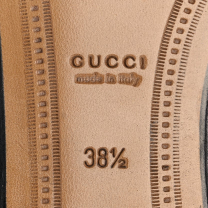 Gucci Suede Horsebit Womens Jordaan Loafers 38.5 New Fango 7 of 12