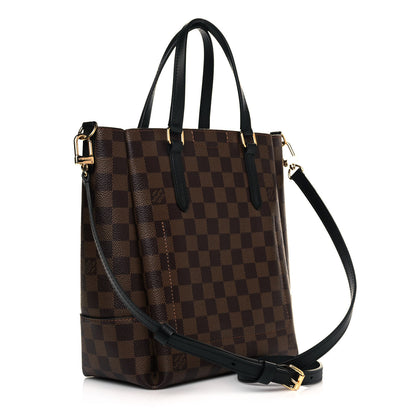 Louis Vuitton Damier Ebene Belmont PM Black 3 of 9