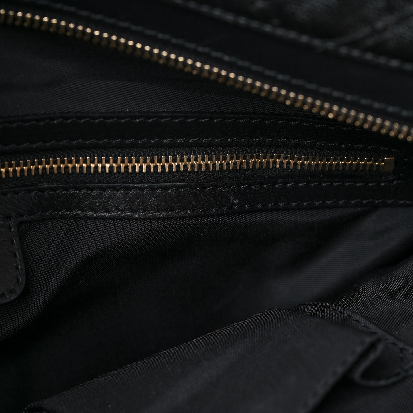 Coated Canvas Cannage Large Dior Soft Shopping Tote Black