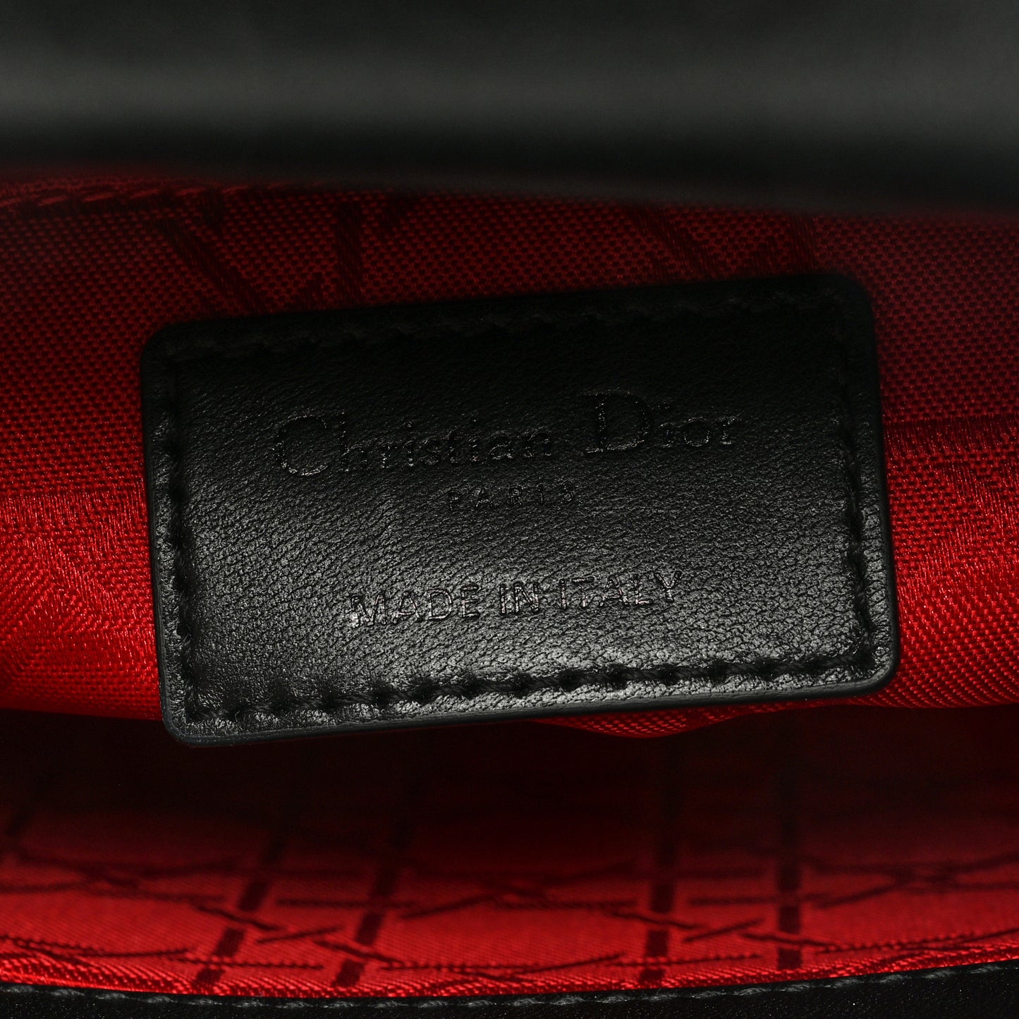 Lambskin Cannage Small My ABCDior Lady Dior Black