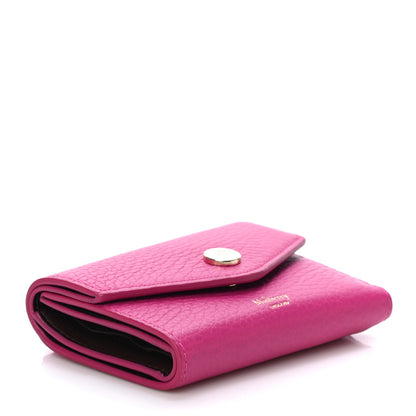 Mulberry Heavy Grain Folded Multi Card Case Wallet Pink 4 of 10