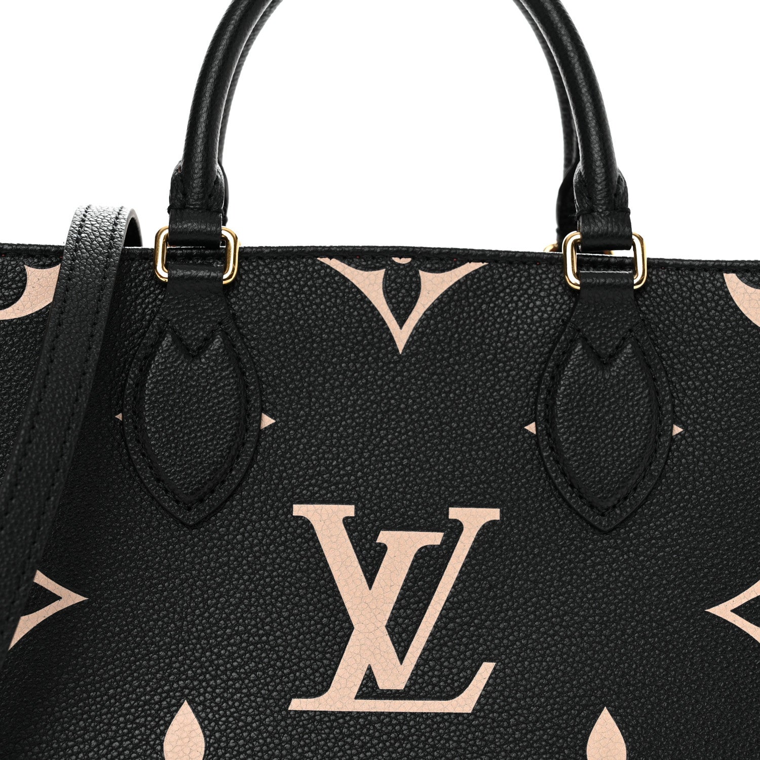 Louis Vuitton Empreinte Monogram Giant Onthego PM Black Beige 7 of 10