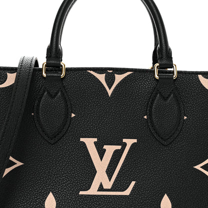 Louis Vuitton Empreinte Monogram Giant Onthego PM Black Beige 7 of 10
