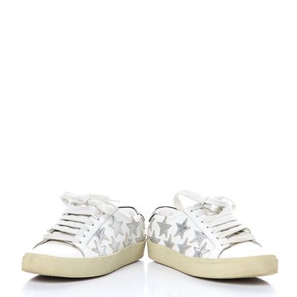 Saint Laurent Nappa Star Court Sneakers 34 Off White 6 of 13