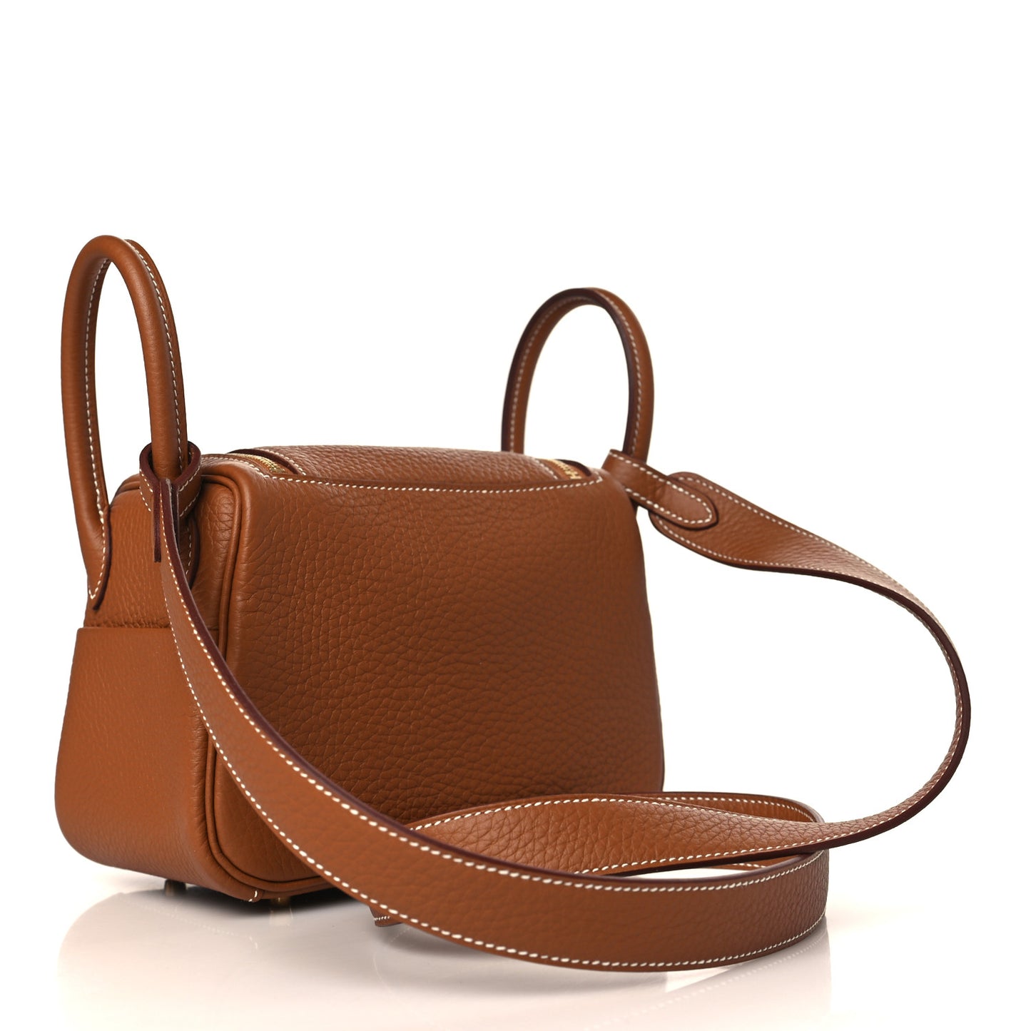 Taurillon Clemence Mini Lindy 20 Gold