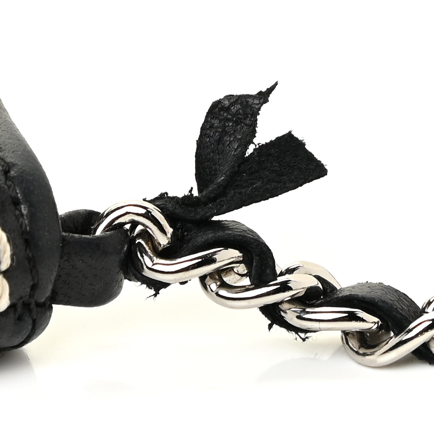 Chanel Lambskin Lax Pochette Black 10 of 13