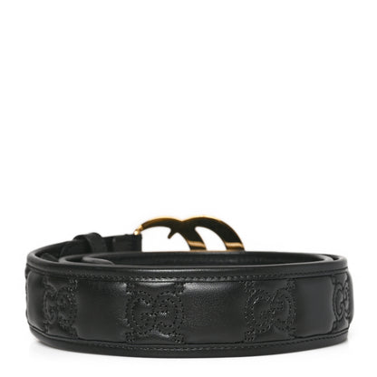 Gucci Calfskin GG Matelasse Belt 100 40 Black 2 of 5