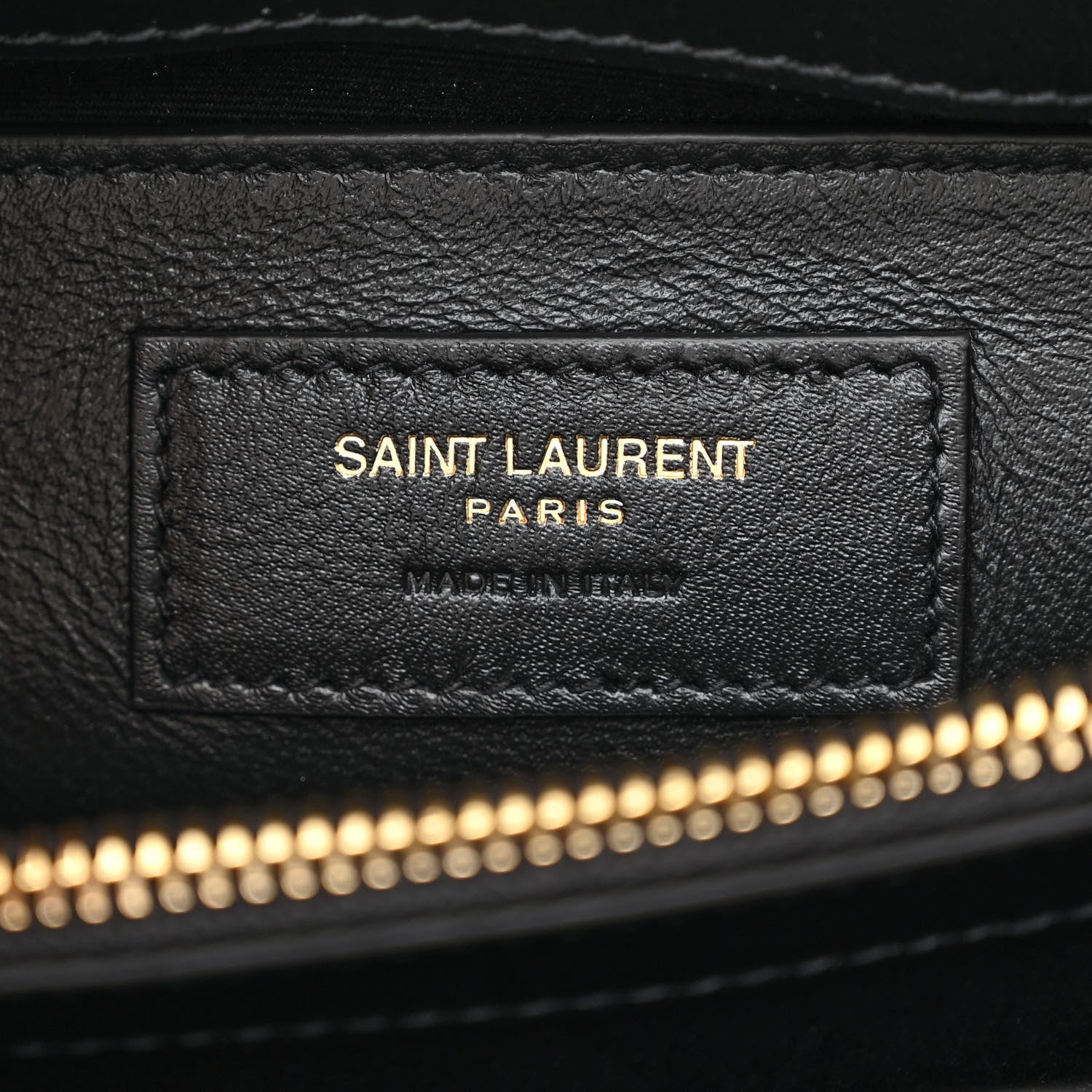 Saint Laurent Calfskin Y Quilted Monogram Small Loulou Chain Satchel Black 6 of 11