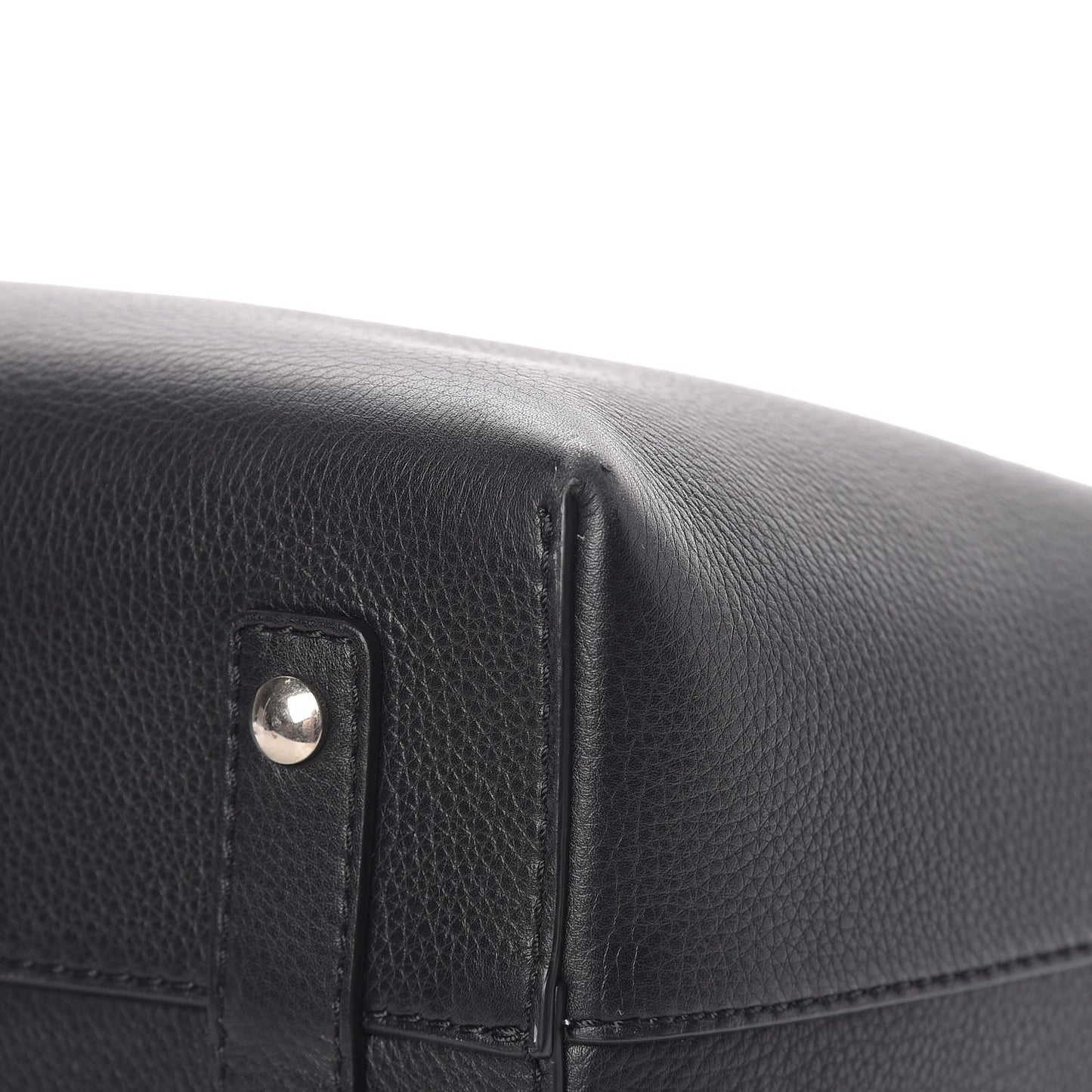 Soft Grain Calfskin Small Belt Bag Black