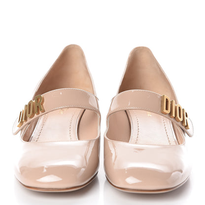 Christian Dior Patent Baby-D Ballet Pumps 42 Nude 2 of 8