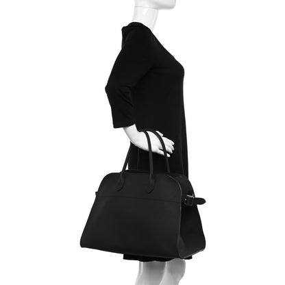 The Row Matte Grained Calfskin Soft Margaux 15 Black 2 of 9
