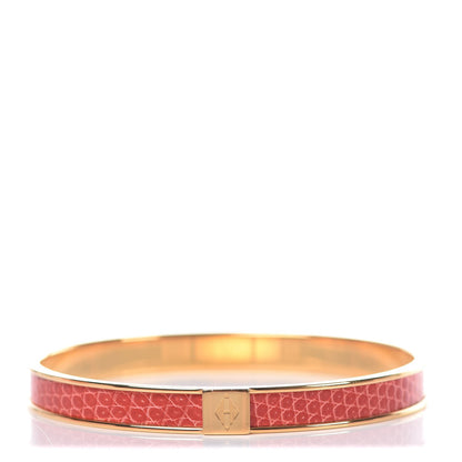 Hermes Smooth Lizard Kawaii 07 Bracelet XS Bougainvillea 1 of 5