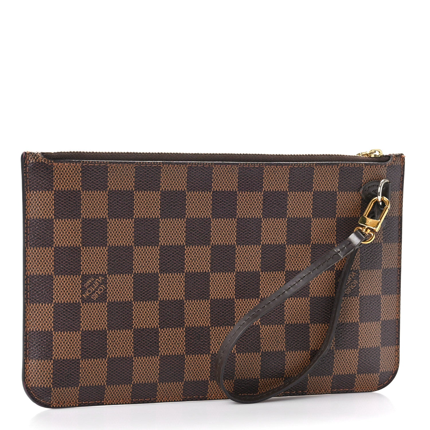 Louis Vuitton Damier Ebene Neverfull MM GM Pochette 3 of 9