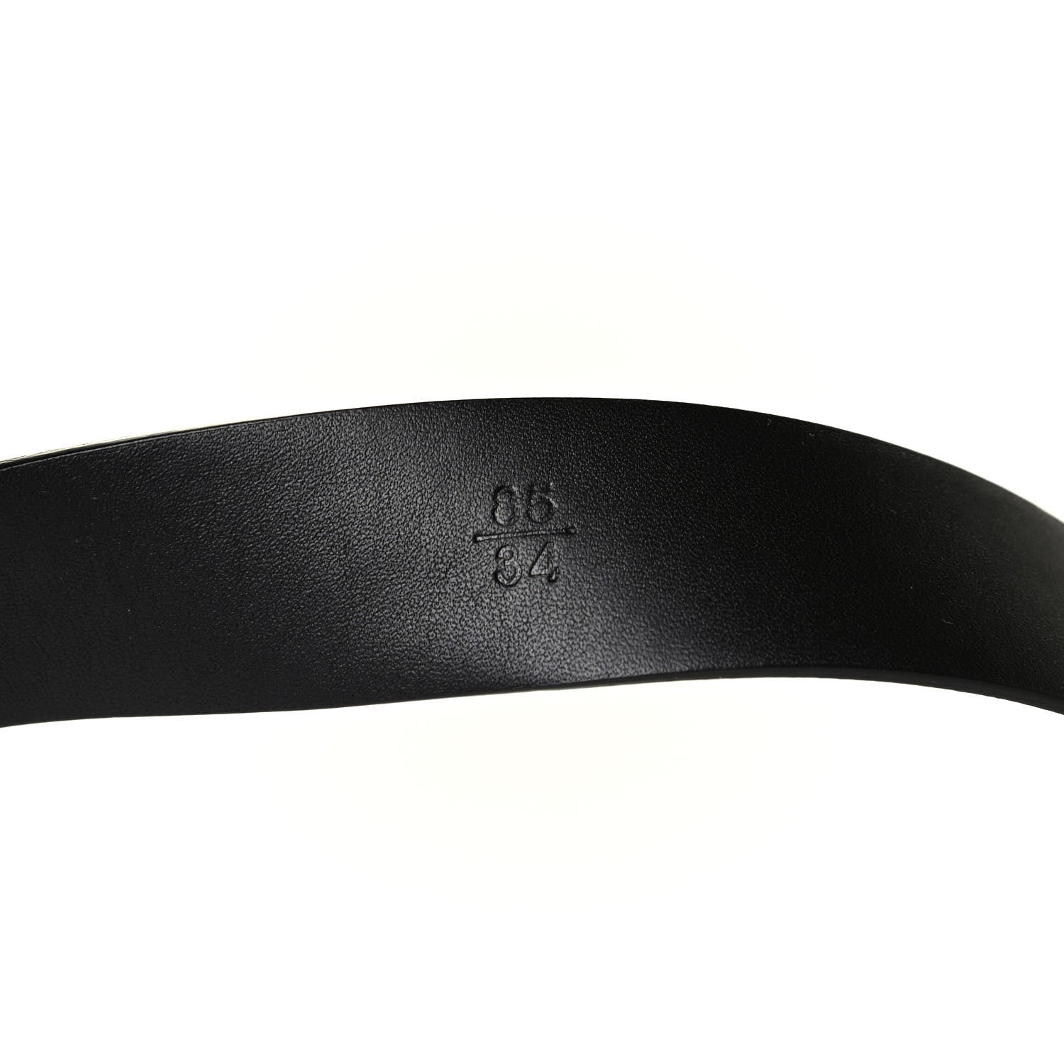 Chanel Calfskin Crystal CC Chain Belt 85 34 Black 4 of 4