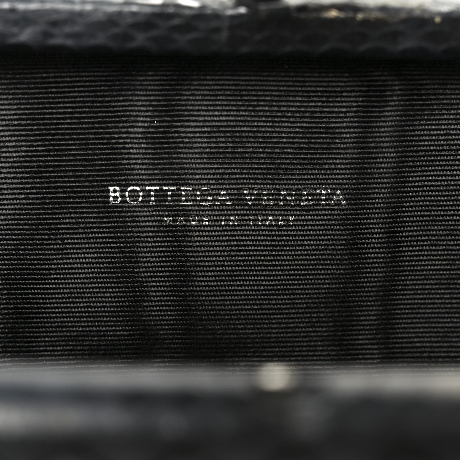 Bottega Veneta Satin Ayers Intreccio Impero Stretch Knot Clutch Black 6 of 7