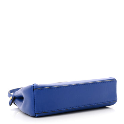 Fendi Shiny Nappa Micro Peekaboo Iconic Satchel Bleuette 4 of 11
