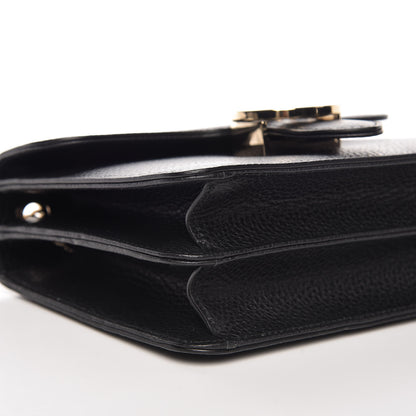 Gucci Dollar Calfskin Small Interlocking G Shoulder Bag Black 5 of 9