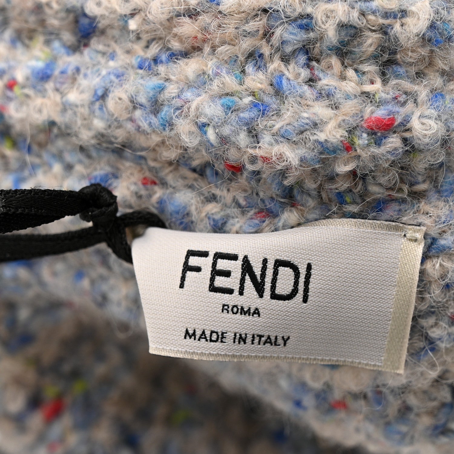 Fendi Wool FF Beanie S/M Sky Blue Multicolor 5 of 6
