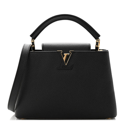 Louis Vuitton Taurillon Capucines BB Black 1 of 9
