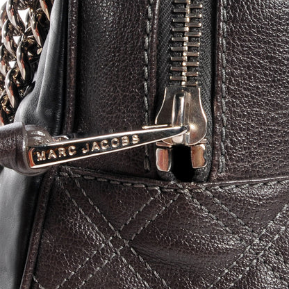 Marc Jacobs Mixed Quilted Bowler Dark Grey 5 of 9
