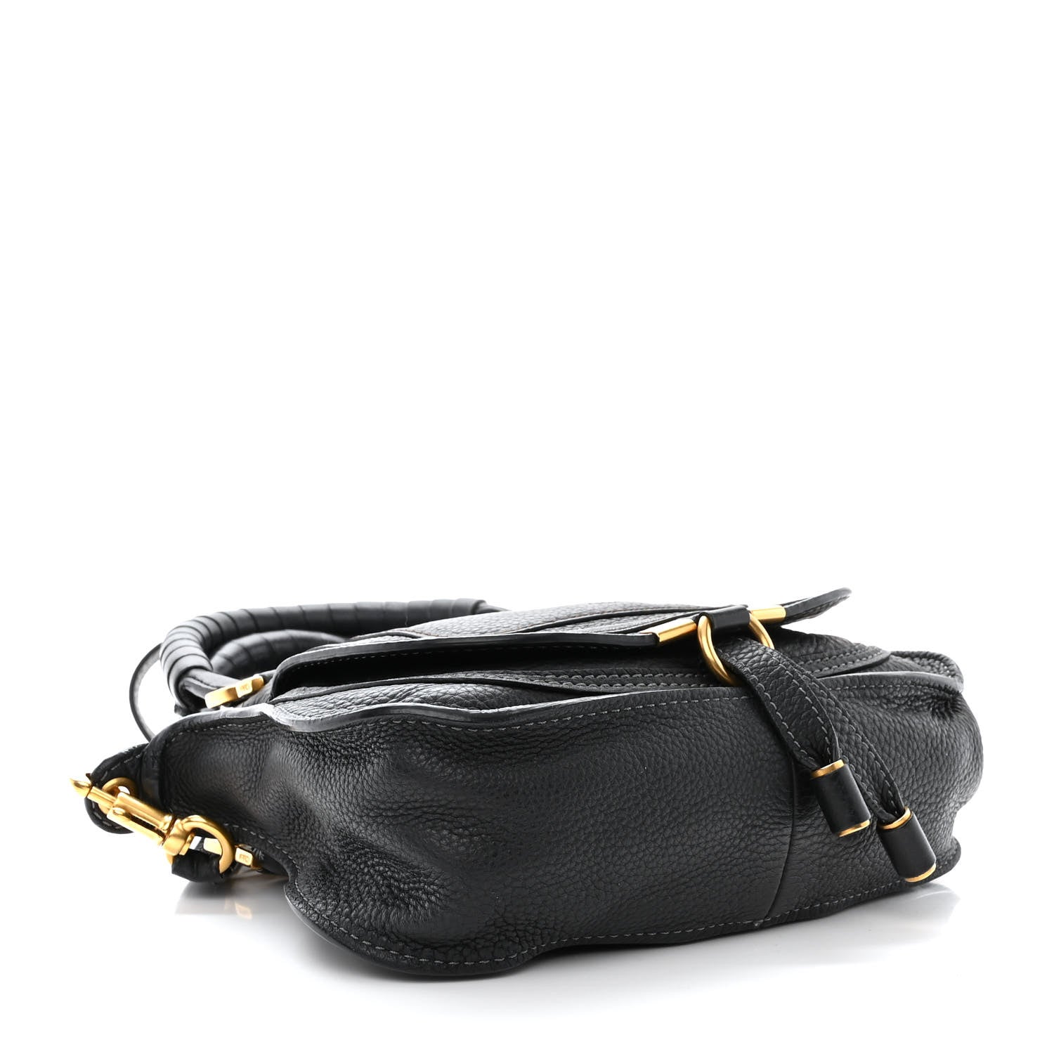 Chloe Calfskin Small Marcie Satchel Black 4 of 14