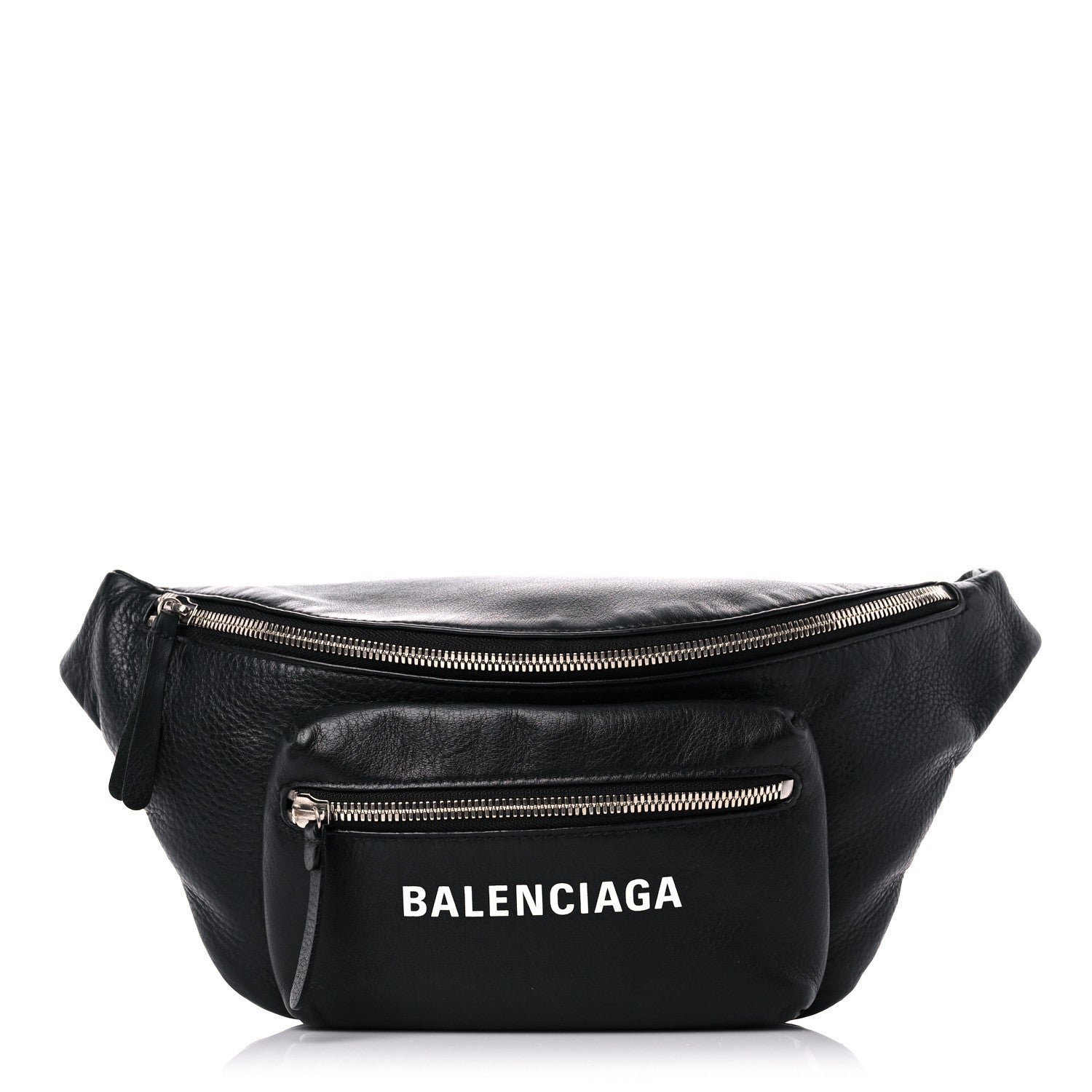 Balenciaga Calfskin Logo Everyday Beltpack Black 1 of 14
