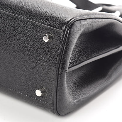 Gucci Grainy Calfskin Small Zumi Top Handle Bag Black 10 of 11