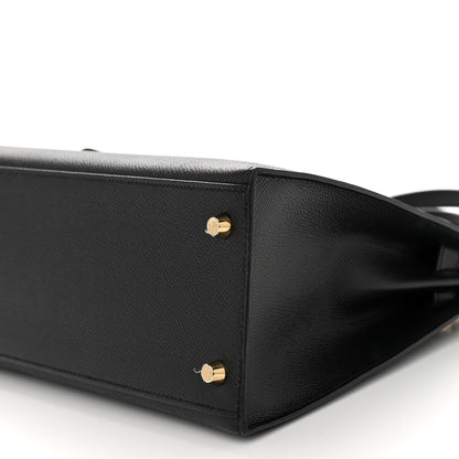Hermes Epsom Kelly Sellier 28 Black 10 of 12
