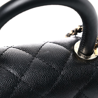 Chanel Caviar Quilted Extra Mini Coco Handle Flap Black 13 of 13