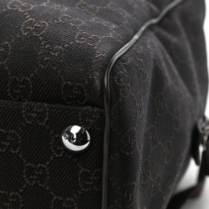 Gucci Nylon Monogram Large Carry On Duffle Dark Brown 10 of 10