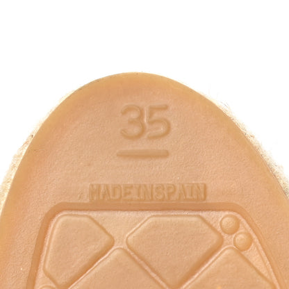 Chanel Lambskin CC Espadrilles 35 Black 8 of 10