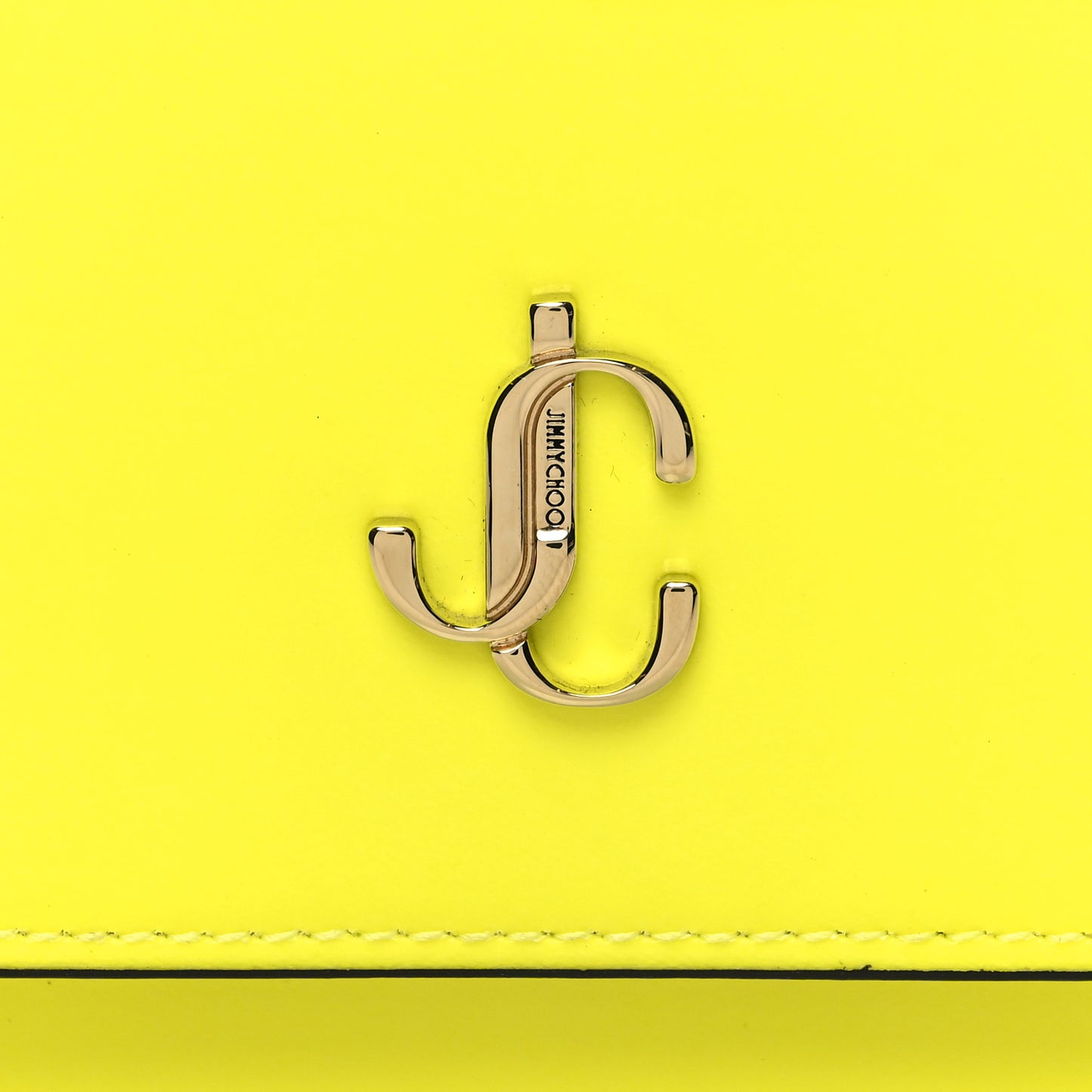 Patent Calfskin Micro Varenne Top Handle Satchel Neon Citron