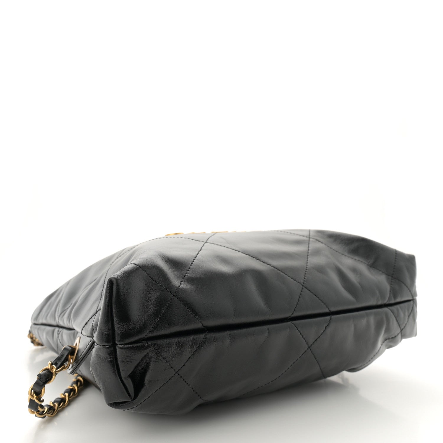 Chanel Shiny Calfskin Quilted Chanel 22 Backpack Black 4 of 10