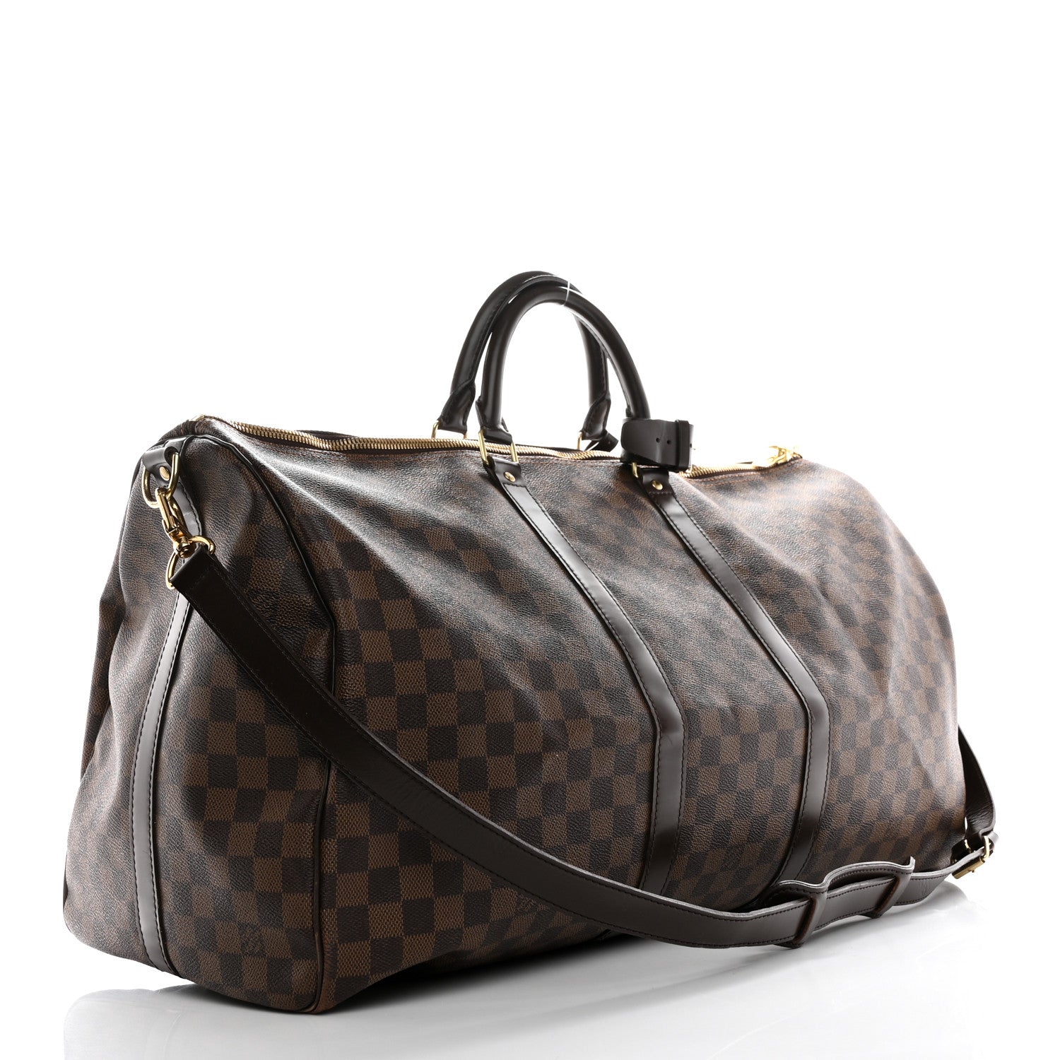 Louis Vuitton Damier Ebene Keepall Bandouliere 55 2 of 16