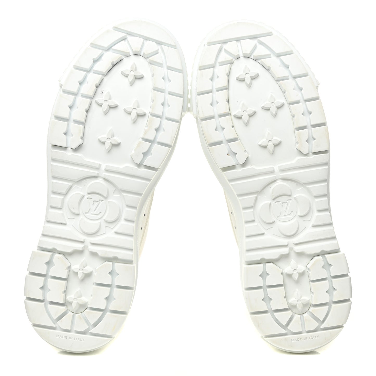 Canvas Monogram LV Squad Sneaker Boots 38 White Pink
