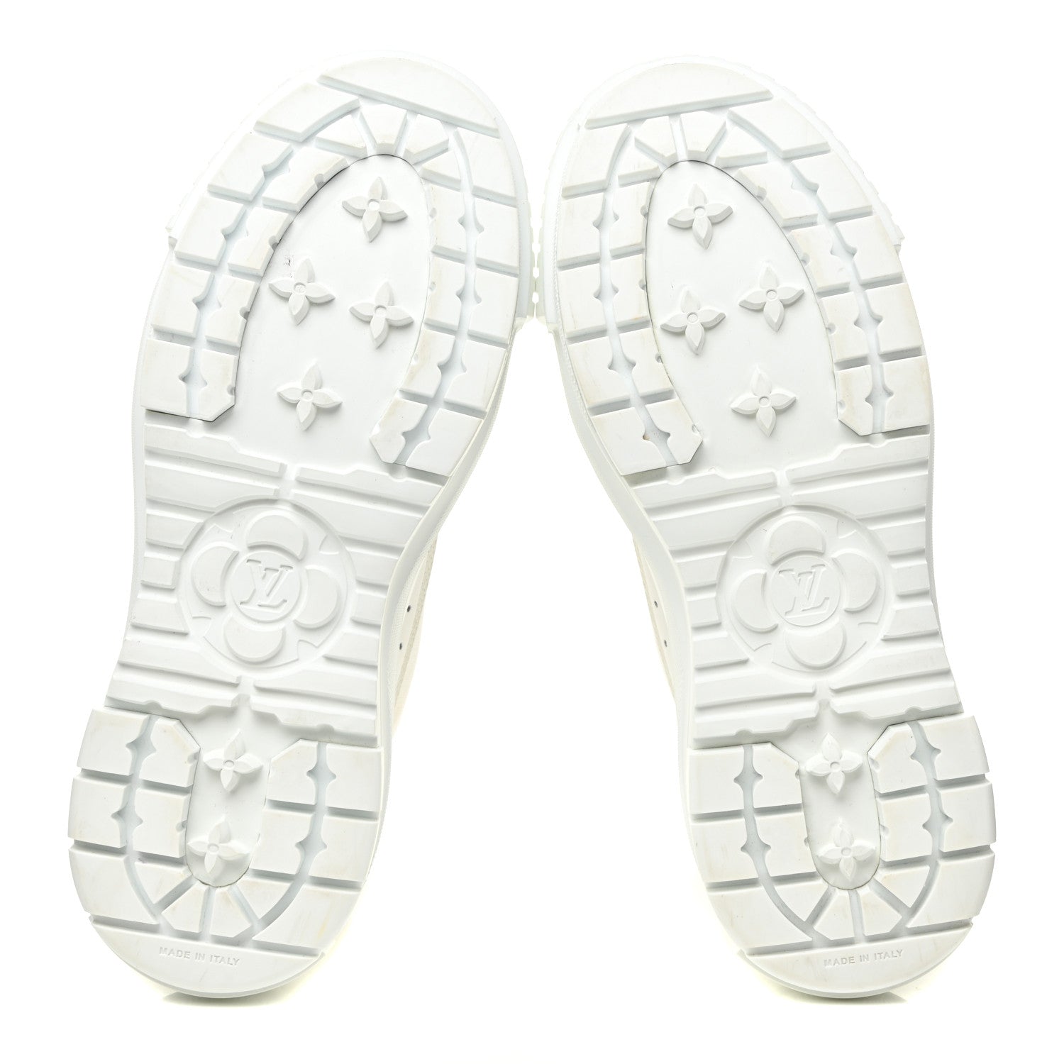 Louis Vuitton Canvas Monogram LV Squad Sneaker Boots 38 White Pink 6 of 13
