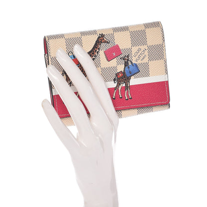 Louis Vuitton Damier Azur 2017 Christmas Animation Victorine Wallet 2 of 8