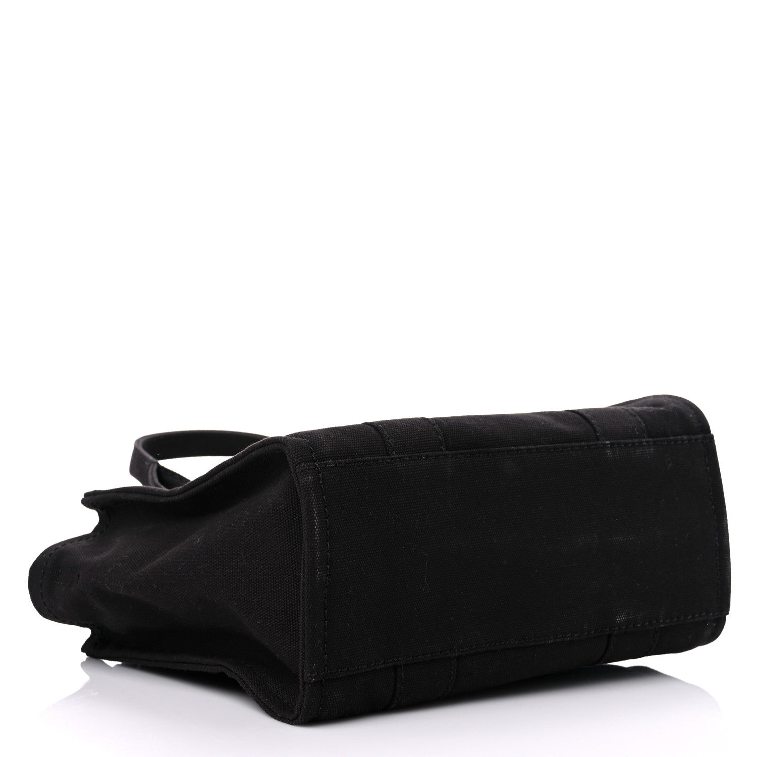 Marc Jacobs Cotton Canvas Mini The Traveler Tote Bag Black 3 of 13