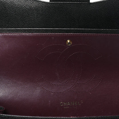 Chanel Caviar Quilted Jumbo Double Flap Black 11 of 15