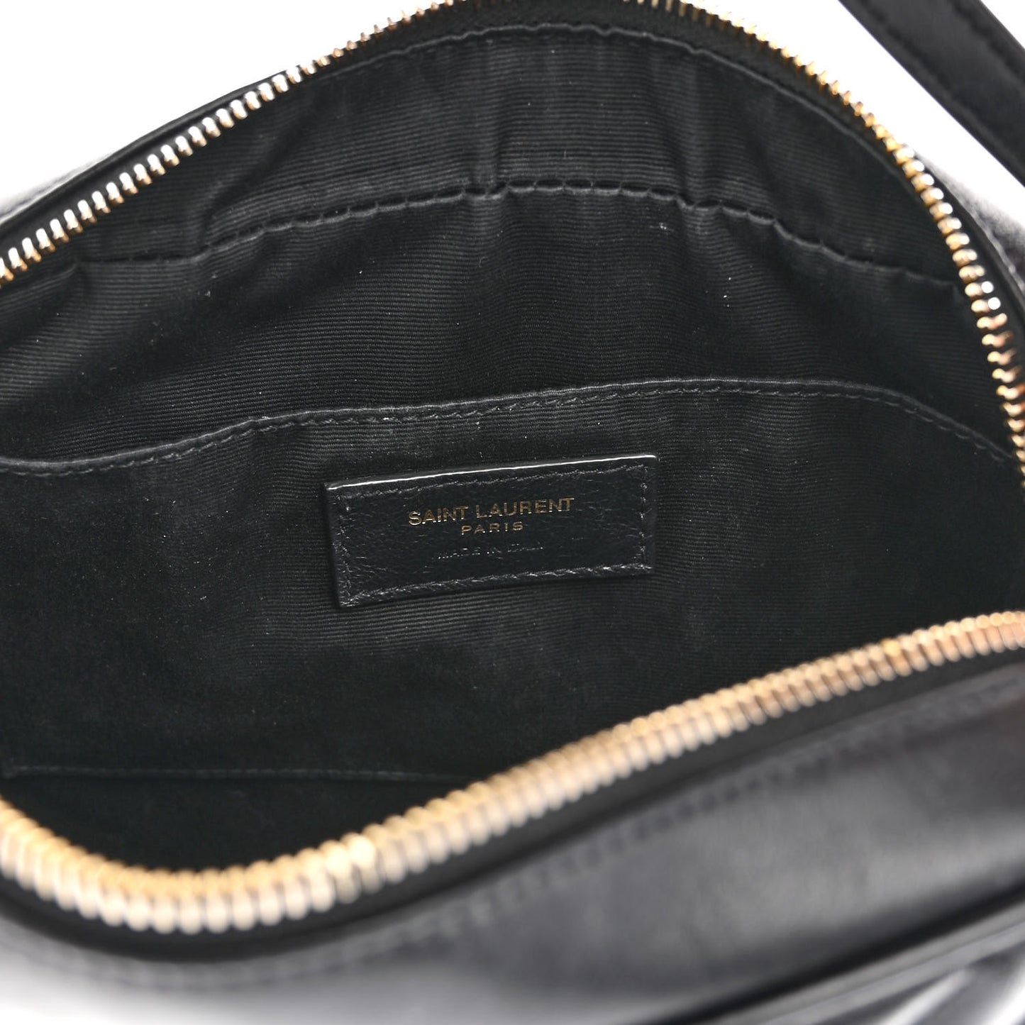 Calfskin Matelasse Monogram Lou Camera Bag Black