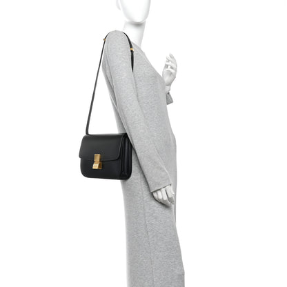 Celine Box Calfskin Medium Classic Box Flap Bag Black 2 of 10