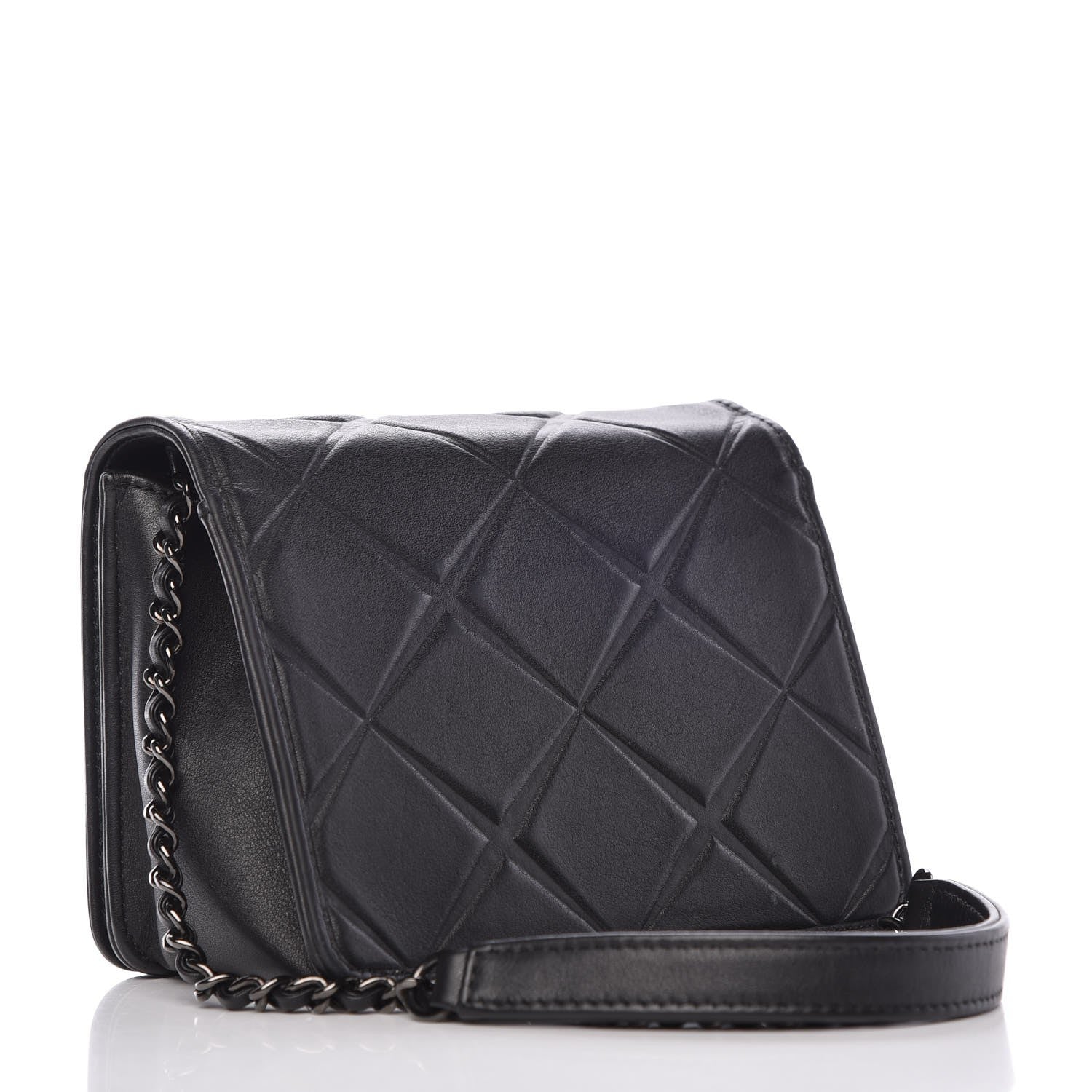 Chanel Calfskin Mini Propeller Flap Black 3 of 9