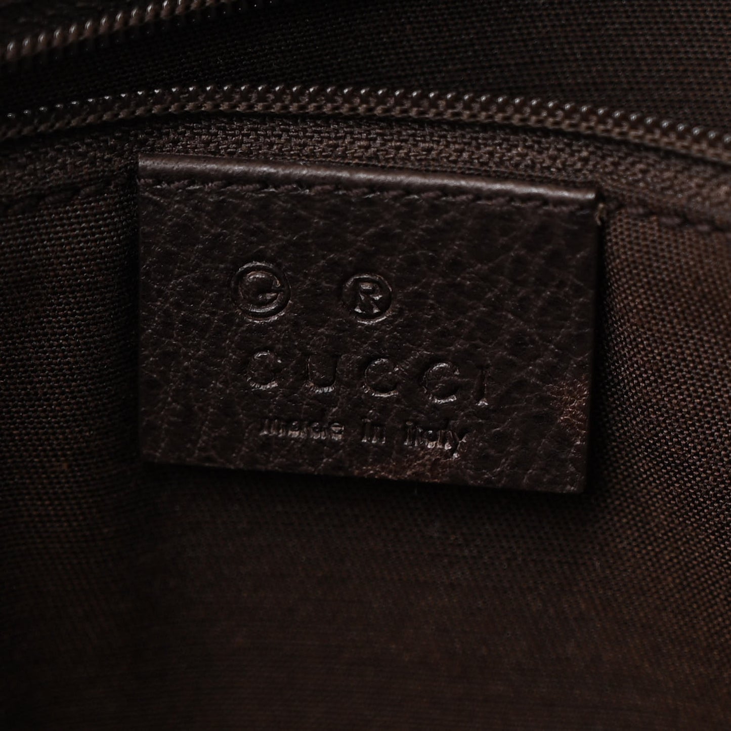 Crystal Monogram Large Princy Tote Dark Brown