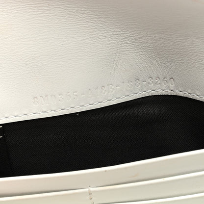 Fendi Vitello Cruise F is Fendi Continental Envelope Wallet on Chain White Ottico 7 of 9