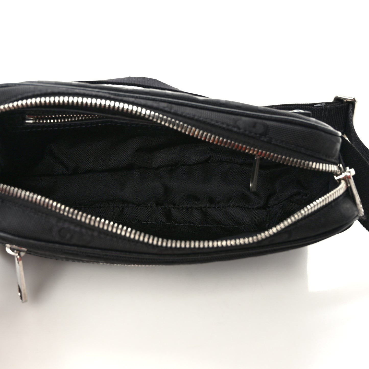 Econyl Nylon Monogram Off The Grid Belt Bag Black