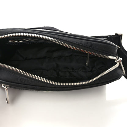 Gucci Econyl Nylon Monogram Off The Grid Belt Bag Black 5 of 11