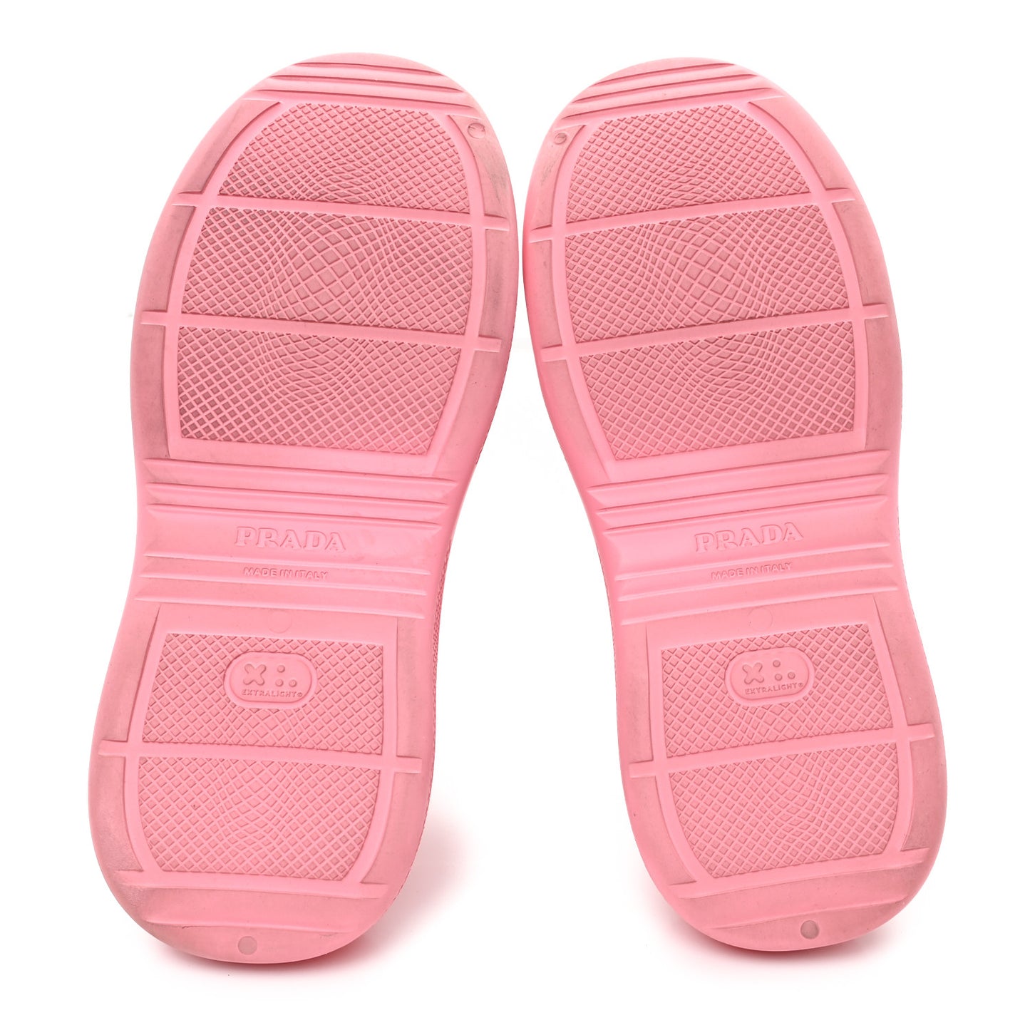 Soft Mellow Rubber Triangle Logo Embossed Womens 25mm Mules 38 Begonia