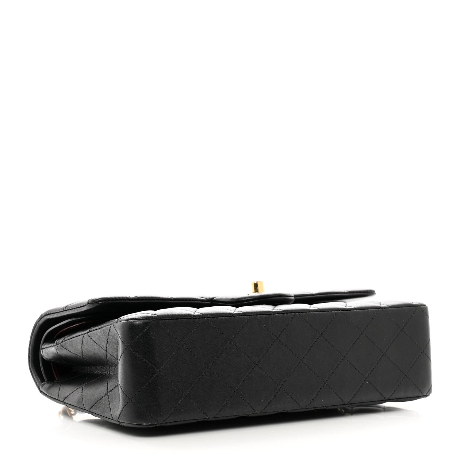 Chanel Lambskin Quilted Medium Double Flap Black 4 of 12